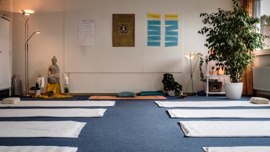 Yoga-Raum vorne